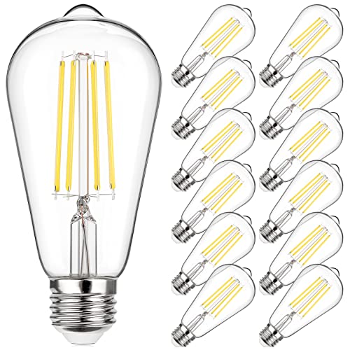 Vintage LED Edison Bulbs 60 Watt Equivalent (12 Count)
