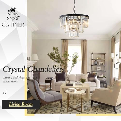 20" Modern Crystal Chandeliers