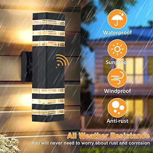 4 Pack Dusk to Dawn Outdoor Wall Lights (4 Count)