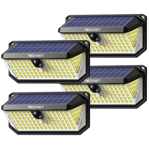 4200Lm Solar Lights Outdoor 416 LED Motion Sensor Security Lights (4 Count)