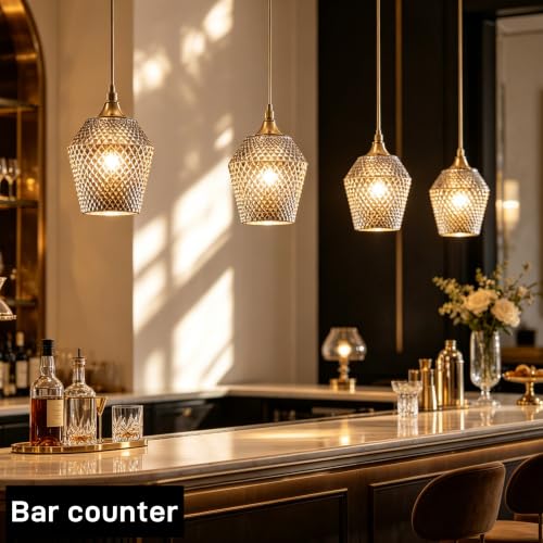 2Pcs Small Glass Lamp Shades (2 Count)