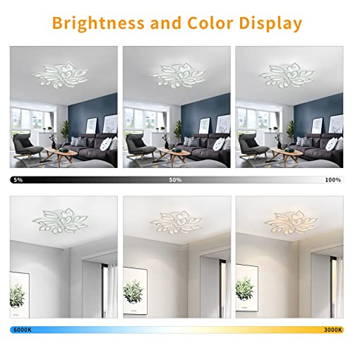 32" LED Flush Mount Ceiling Light