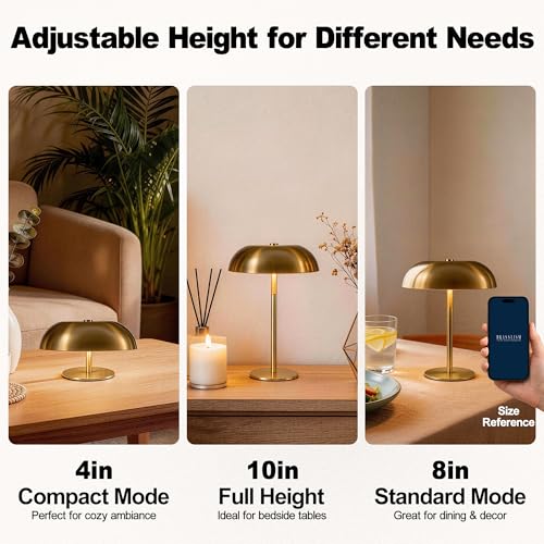 Portable LED Mushroom Table Lamp
