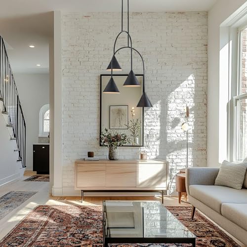Matte Black Industrial Pendant Light Fixture