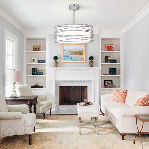 16 inch Modern Drum Pendant Light 3