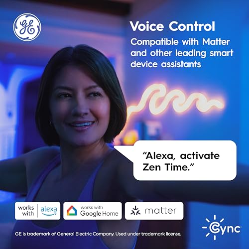 GE CYNC A19 Smart LED Light Bulbs (4 Count)