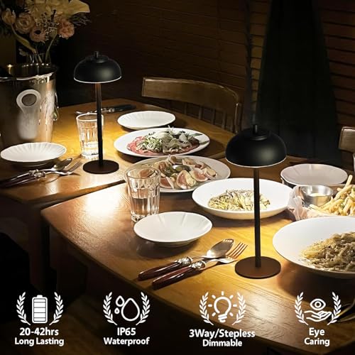 Cordless Table Lamps (2 Count)