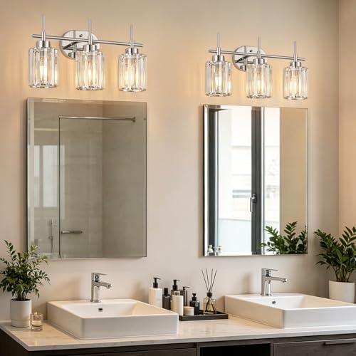 Modern Crystal Bathroom Vanity Light