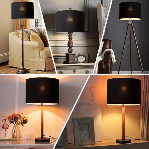 BlackGold Set of 2 Lampshade Requires Self (2 Count)