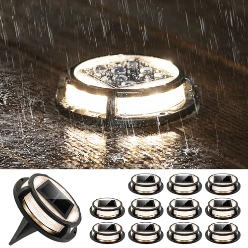 12 Pack Solar Driveway Lights (12 Count)