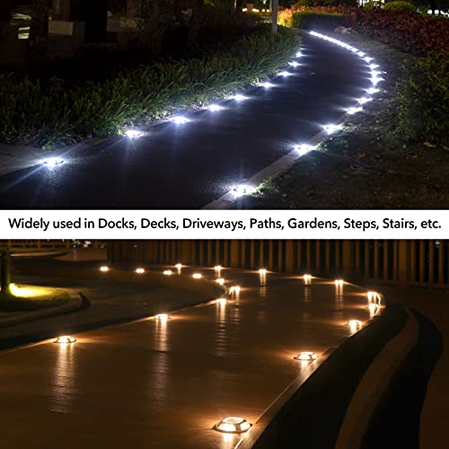 Solar Driveway Lights Outdoor 16 Pack (16 Count)