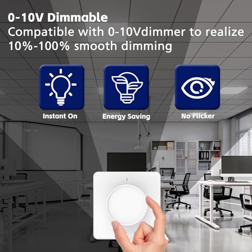 LED Flat Panel Light LED Drop Ceiling Light Fixture (24 Count)