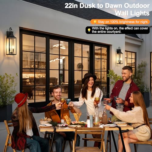 2 Light Dusk to Dawn Outdoor Lights