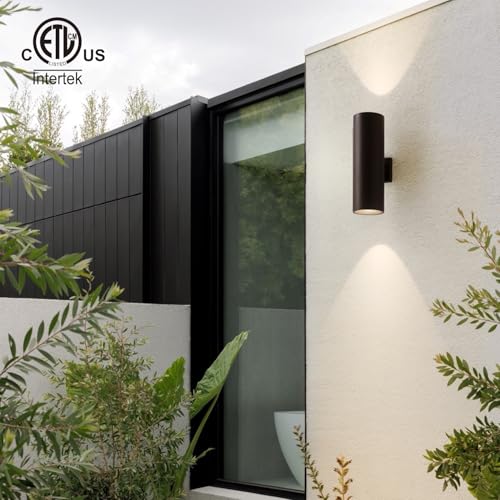 18" Modern Outdoor Porch Light 2 Lights (2 Count)