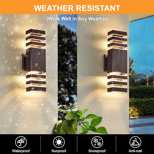 Up and Down Outdoor Wall Lights (2 Count)