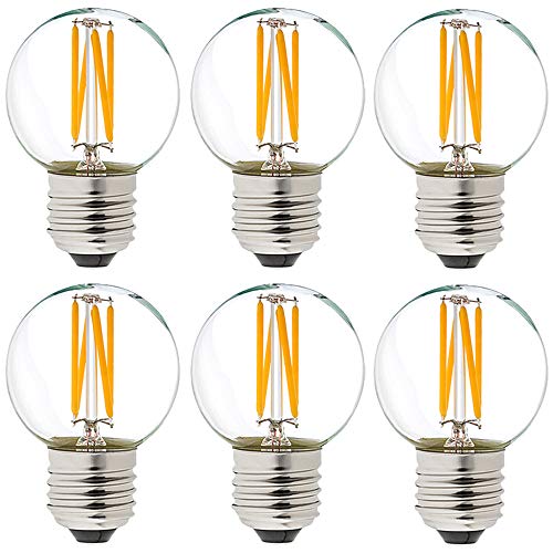 Dimmable G16.5 E26 Bulb (6 Count)