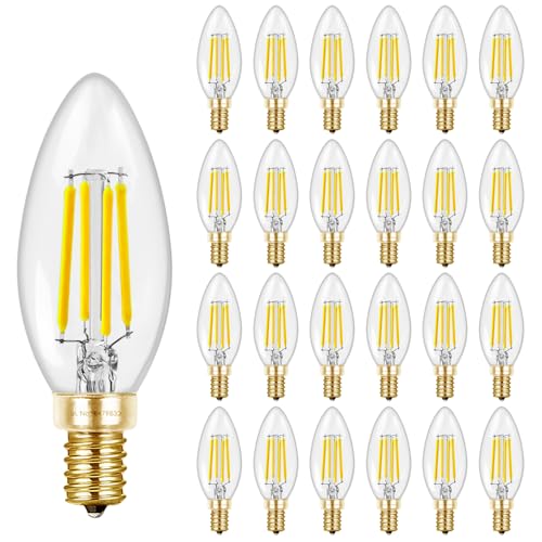 Candelabra Light Bulbs 60W Eq (24 Count)