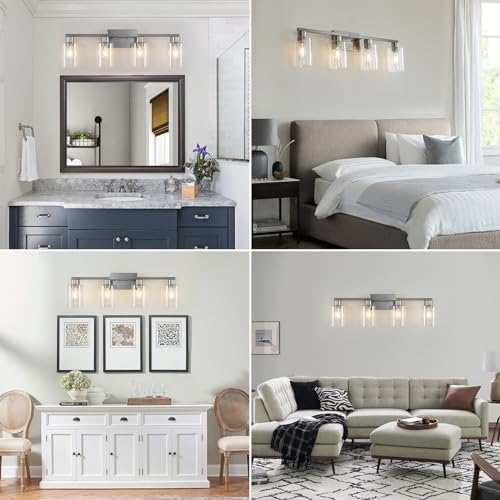 4 Light Bathroom Light Fixtures