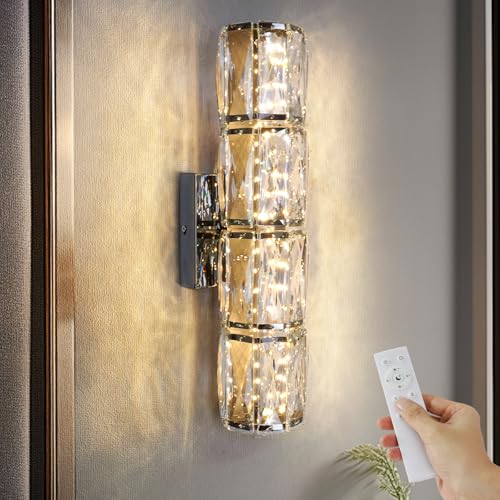 Black Crystal Wall Sconce