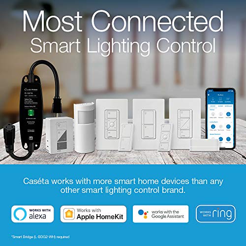 Caseta Smart Light Switch for Lighting and Fans