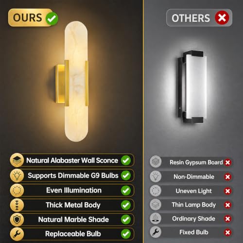 Alabaster Wall Sconce
