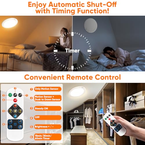 Rechargeable Motion Sensor Ceiling Light