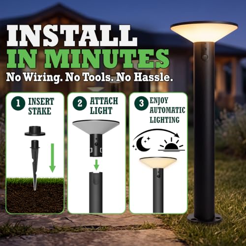 Solar Pathway Lights Victorian Series (4 Count)