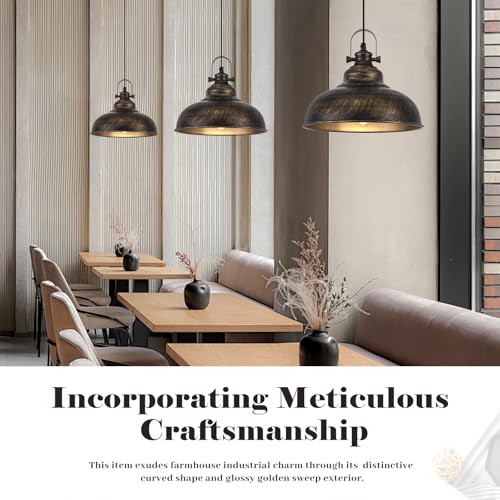 Gold Pendant Lights Kitchen Island (2 Count)