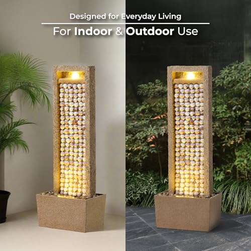 Coastal Seashells Design Outdoor Water Fountain