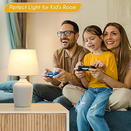 11.8’’ Small Table Lamps Set of 2 for Bedroom Kid’s Room (2 Count)