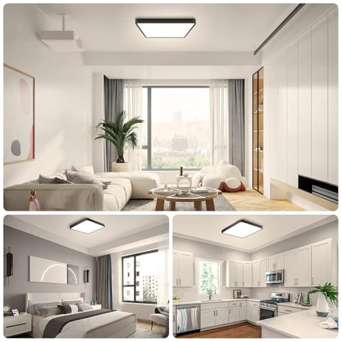 12Inch 24W Square LED Ceiling Light Fixtures Flush Mount
