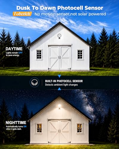 2 Pack 150W LED Barn Light Dusk to Dawn