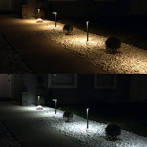 Contemporary Black Square Solar Garden Light (4 Count)