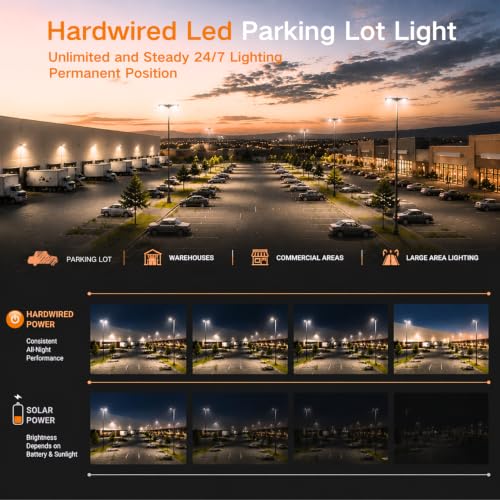 200W LED Parking Lot Light Dusk to Dawn Photocell 5000K 26000LM