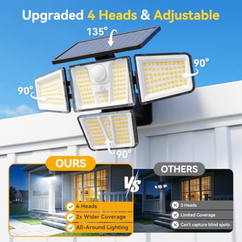 Solar Flood Lights (4 Count)