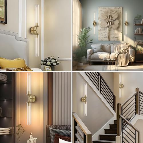 Brass Wall Sconces (2 Count)