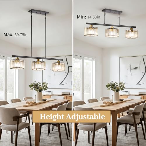 Pendant Lights Kitchen Island Black and Gold