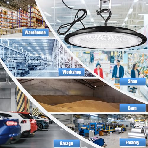 12 Pack 200W UFO LED High Bay Lights (12 Count)
