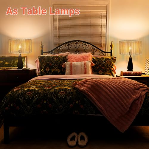 Hanging Light Rattan Lamp Shades Boho Lamp Shade 12.6in x 6.7in