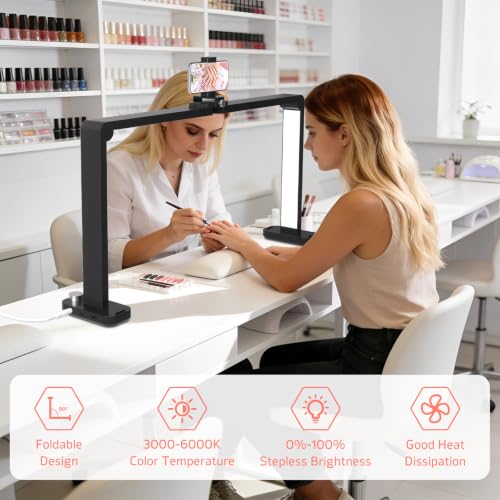 Half Moon Light for Nail Desk