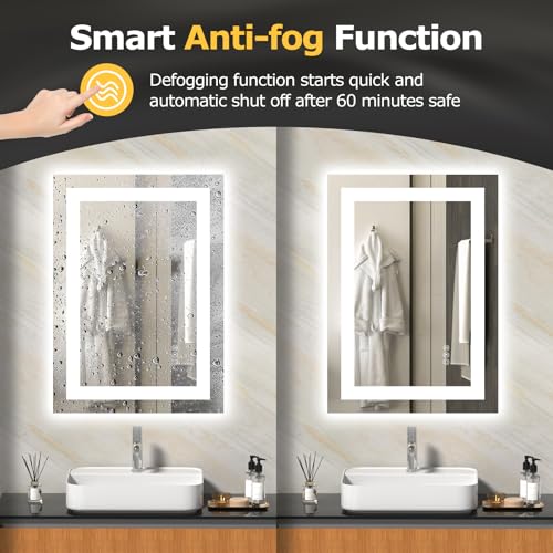 20"X28" LED Bathroom Mirror with Lights
