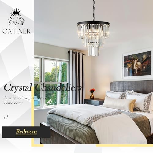 16" Modern Crystal Chandeliers (6 Count)