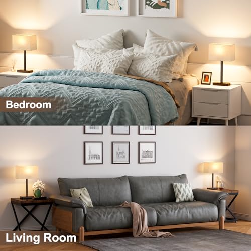 Touch Lamps for Bedroom Set of 2 (2 Count)