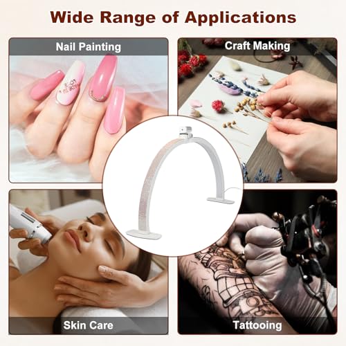 29IN Half Moon Light for Nail Desk
