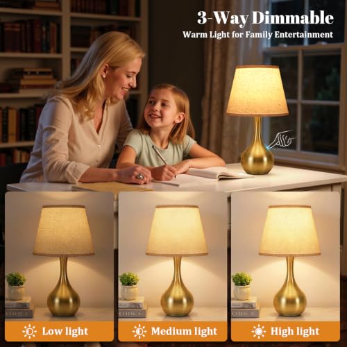 16.1" Touch Table Lamp for Nightstand