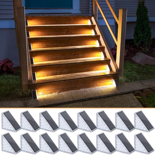 Solar Step Lights 16 Pack (16 Count)
