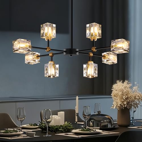 Crystal Sputnik Chandelier with 8