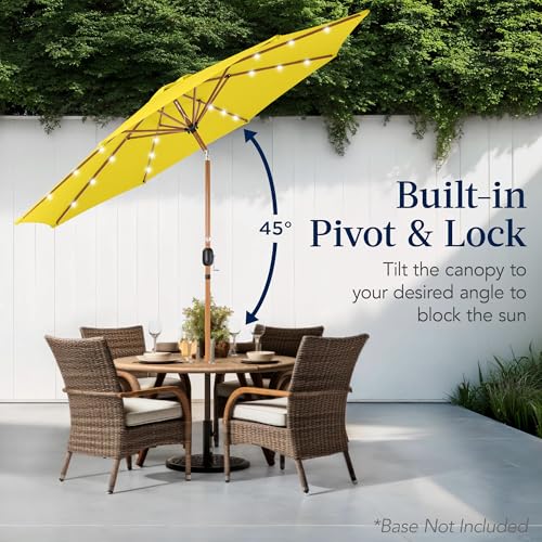 10ft Solar Market Patio Umbrella w
