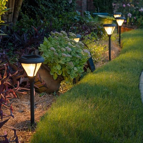 Premier Outdoor Pathway Garden Landscape Light with 2 Color LEDs (4 Count)