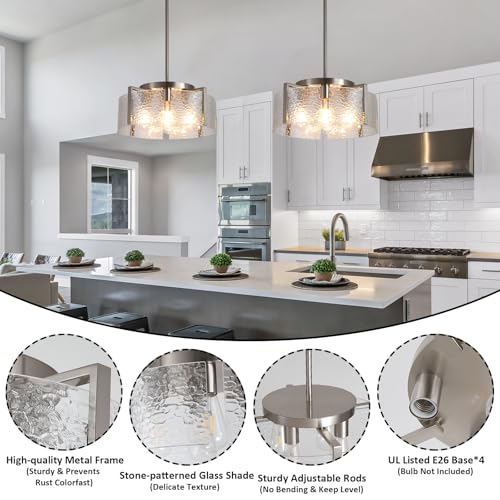 Nickel Chandelier for Dining Room Light Fixture
